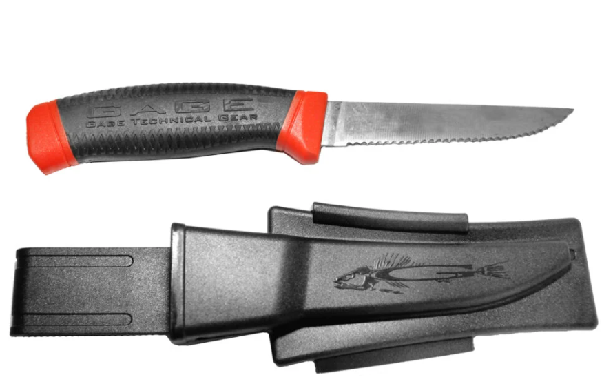 Grundens Technical Deck Knife w/ Sheath