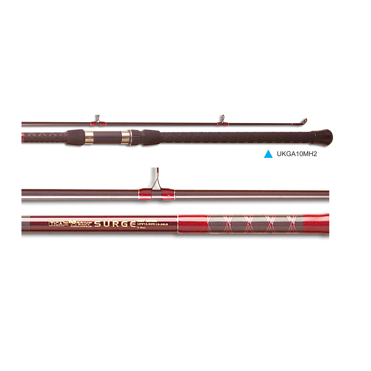 tica vs tsunami surf rods Tica UKGA12H2S TC1 Surge Surf Spinning Rod