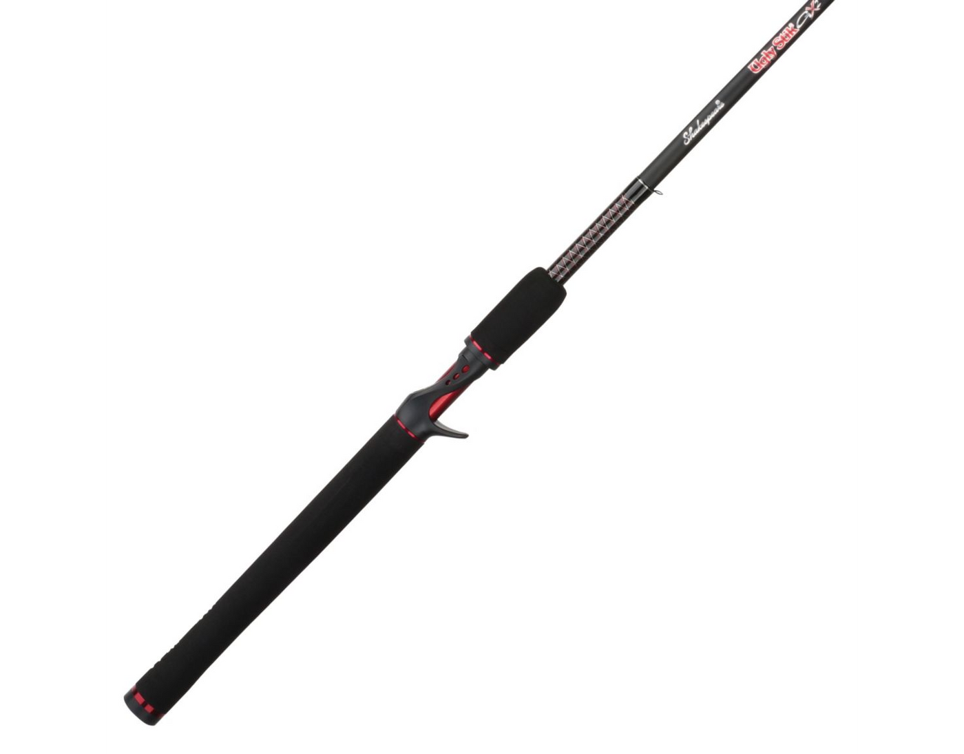 Shakespeare Ugly Stik GX2 Casting Rod, Black, 6'6