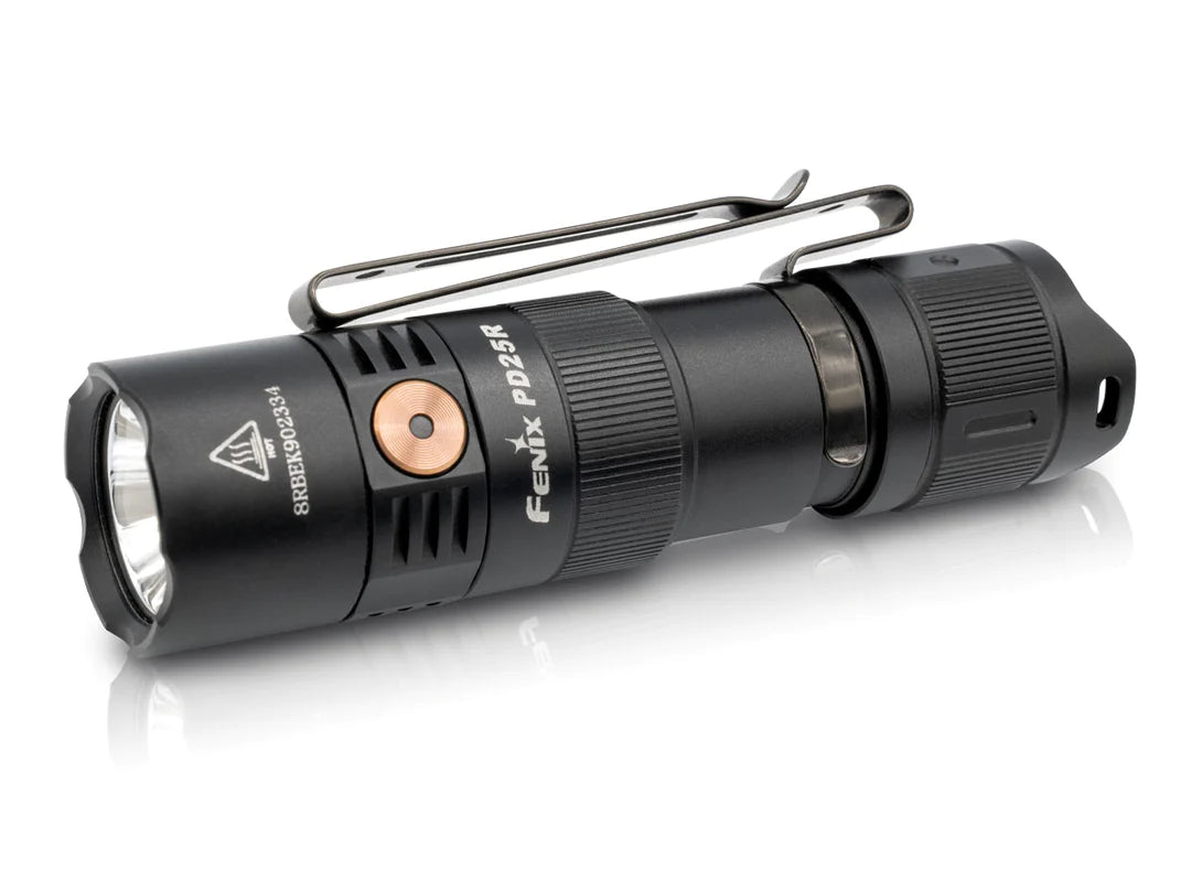 fenix edc flashlight PD36R Rechargeable The torch can also be weapon mounted Fenix PD25R Rechargeable EDC Flashlight