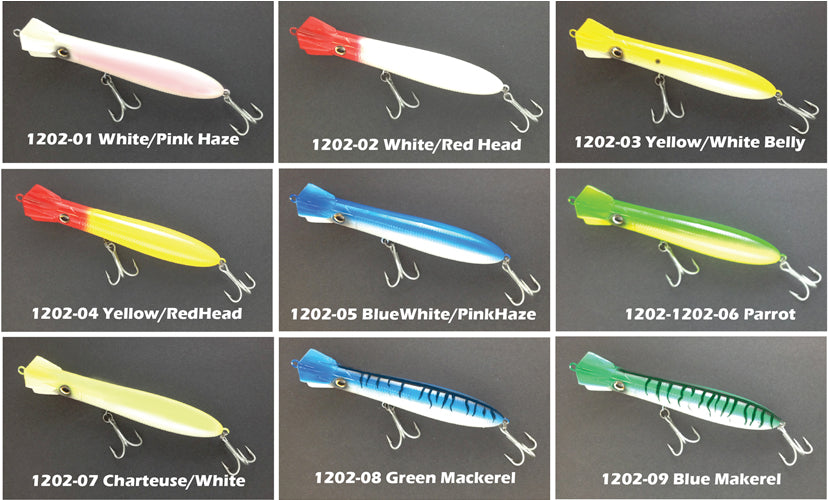 NorthBar Tackle Flying Squid Pencil Popper Lures – White Water