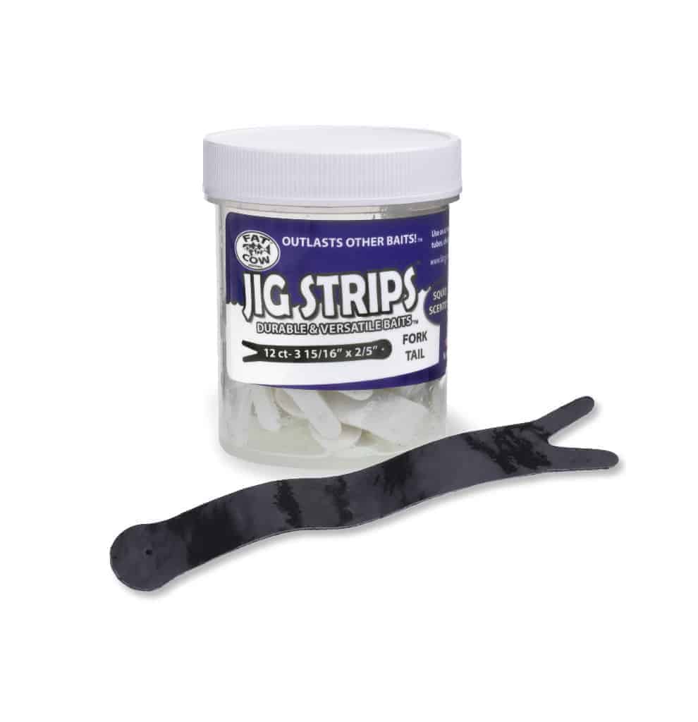 Jig Strips Fork Tail 3 15/16 - Fat Cow Fishing