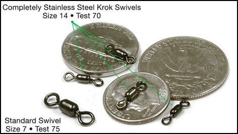KROK Stainless Steel Swivels